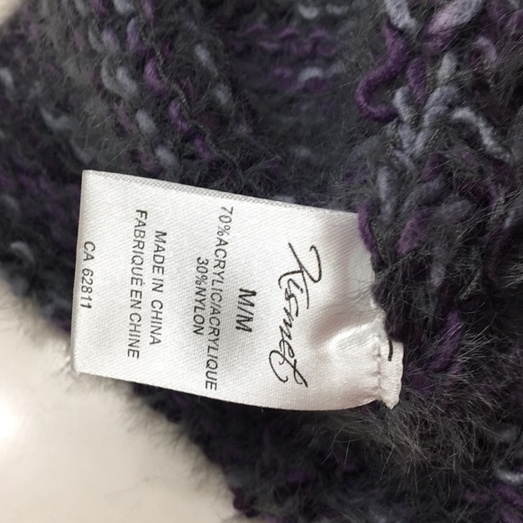 Kismet Purple Gray Soft Long Cardigan Medium - Picture 9 of 9